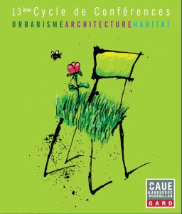 affiche 13e cycle de conférences CAUE