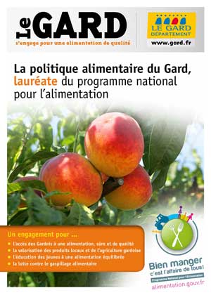 téléchargez brochure politique alimentaire du gard