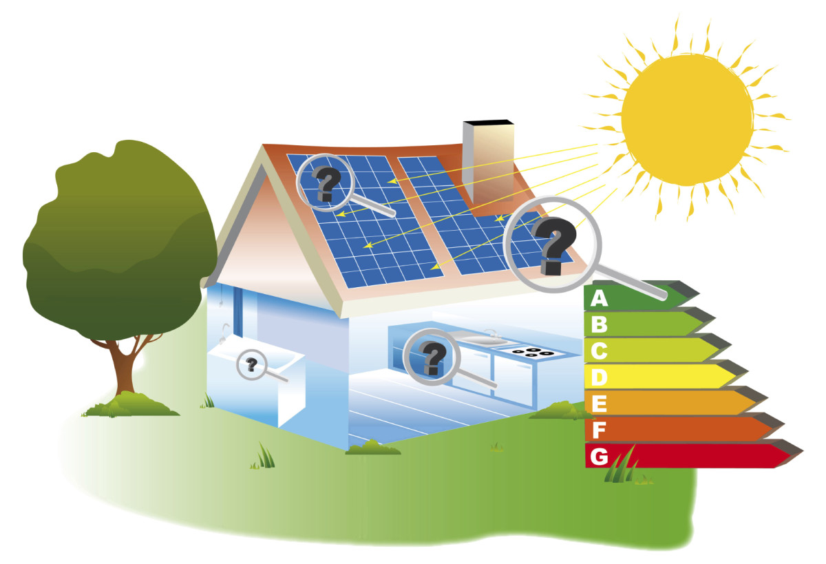 visuel maison panneaux photovoltaïques, énergies renouvelables, émission co2